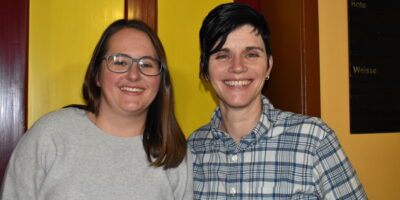 Porträt von Fabienne Trüssel (l.) und Beatrice Reist (r.)