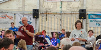 Thomas Niederhauser und Barbara Habegger erzählen von der Jugendmusikzeit in den 90er Jahren